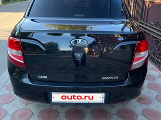 2014 Lada (ВАЗ) Granta I, чёрный, 420000 рублей, вид 2