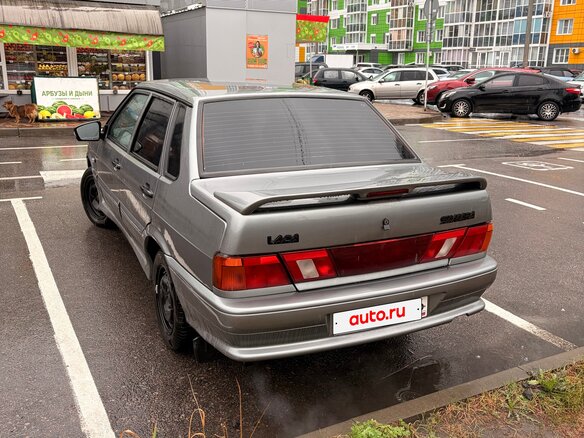 2007 Lada (ВАЗ) 2115, серый, 260000 рублей - вид 6