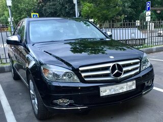 2007 Mercedes-Benz C-Класс 200 III (W204), чёрный, 1500000 рублей, вид 3