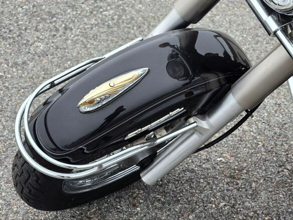 2005 Yamaha XVS650 Drag Star, чёрный, 620000 рублей - вид 9