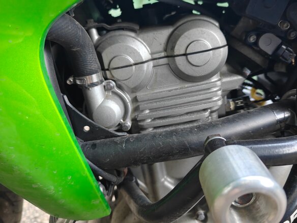 2008 Kawasaki ER-6N, зелёный, 400000 рублей - вид 9