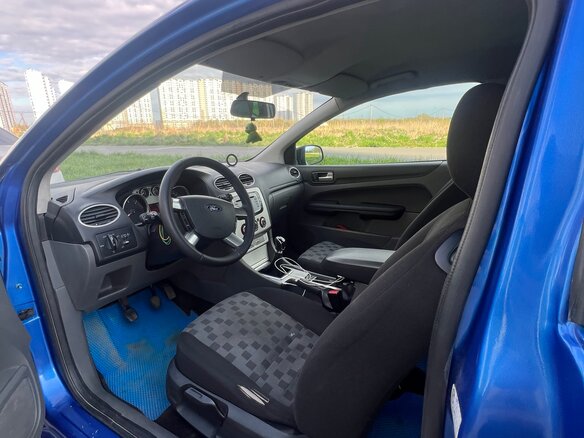 2007 Ford Focus II Рестайлинг, голубой, 360000 рублей - вид 9