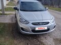 2011 Hyundai Solaris I, серебристый, 730000 рублей - вид 1