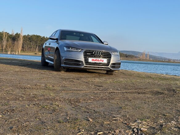 2015 Audi A6 IV (C7) Рестайлинг, серый, 2600000 рублей - вид 11