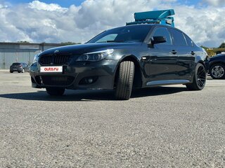 2009 BMW 5 серии 525i V (E60/E61) Рестайлинг, чёрный, 1030000 рублей, вид 1
