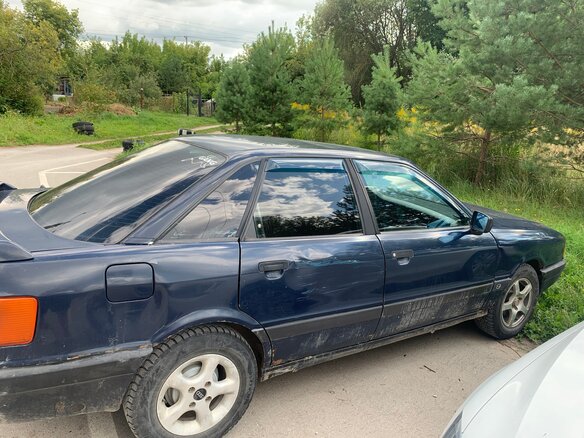 1988 Audi 80 IV (B3), синий, 90000 рублей - вид 2