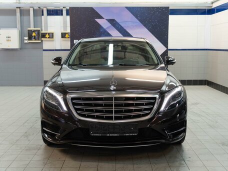 2014 Mercedes-Benz S-Класс 500 Long VI (W222, C217), чёрный, 2899000 рублей, вид 2