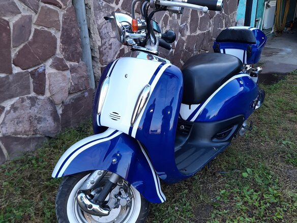 2000 Honda Joker, синий, 130000 рублей - вид 4