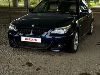 2008 BMW 5 серии 520d V (E60/E61) Рестайлинг, синий, 900000 рублей, вид 1