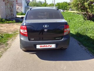 2012 Lada (ВАЗ) Granta I, чёрный, 200000 рублей, вид 3