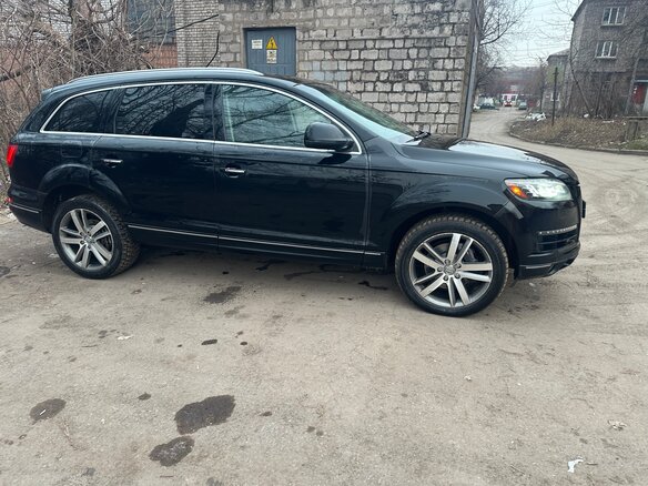 2013 Audi Q7 I (4L) Рестайлинг, чёрный, 2500000 рублей - вид 2