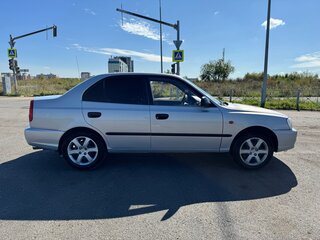 2011 Hyundai Accent ТагАЗ II, серебристый, 420000 рублей, вид 3