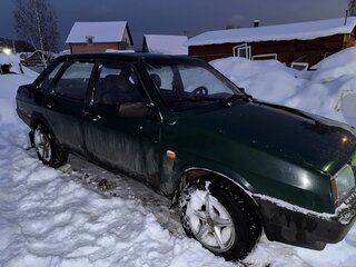 1997 Lada (ВАЗ) 21099, зелёный, 130000 рублей, вид 2