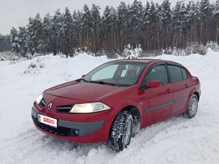 2008 Renault Megane II Рестайлинг, красный, 395000 рублей, вид 1