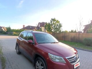 2011 Volkswagen Tiguan I, красный, 1120000 рублей, вид 4
