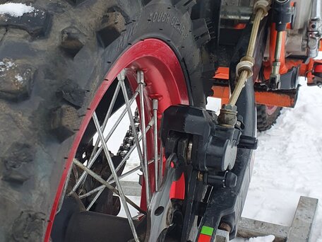 2022 Kayo Evolution YX140EM, красный, 75000 рублей, вид 4