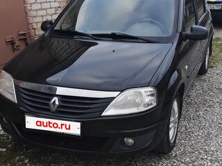 2011 Renault Logan I Рестайлинг, чёрный, 220000 рублей, вид 1