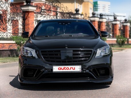 2014 Mercedes-Benz S-Класс AMG 63 AMG Long III (W222, C217), чёрный, 6500000 рублей, вид 4