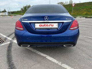 2018 Mercedes-Benz C-Класс 200 IV (W205), синий, 2550000 рублей, вид 2