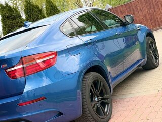 2013 BMW X6 M I (E71) Рестайлинг, синий, 3500000 рублей, вид 3