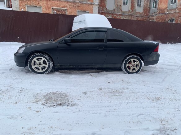 2003 Honda Civic VII Рестайлинг, чёрный, 400000 рублей - вид 13
