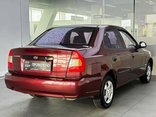 2007 Hyundai Accent ТагАЗ II, красный, 335000 рублей, вид 5