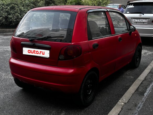 2005 Daewoo Matiz I Рестайлинг, красный, 95000 рублей - вид 3