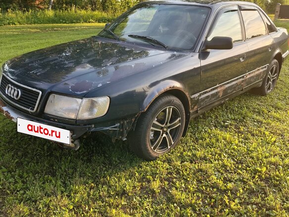 1992 Audi 100 IV (C4), синий, 165000 рублей