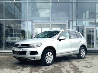 2012 Volkswagen Touareg II, серебристый, 1950000 рублей, вид 3