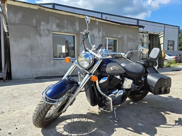 2001 Honda Shadow 750, синий, 400000 рублей
