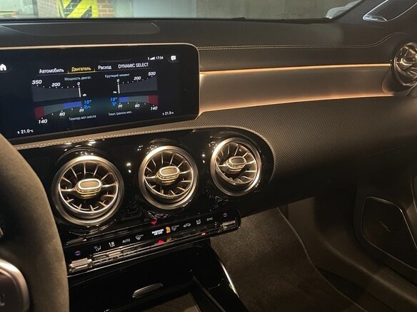2019 Mercedes-Benz A-Класс AMG 45 AMG S II (W177), жёлтый - вид 12