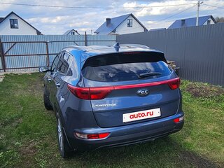 2017 Kia Sportage IV, синий, 1700000 рублей, вид 4