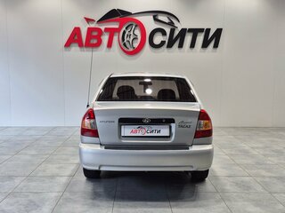 2009 Hyundai Accent ТагАЗ II, серебристый, 580000 рублей, вид 5