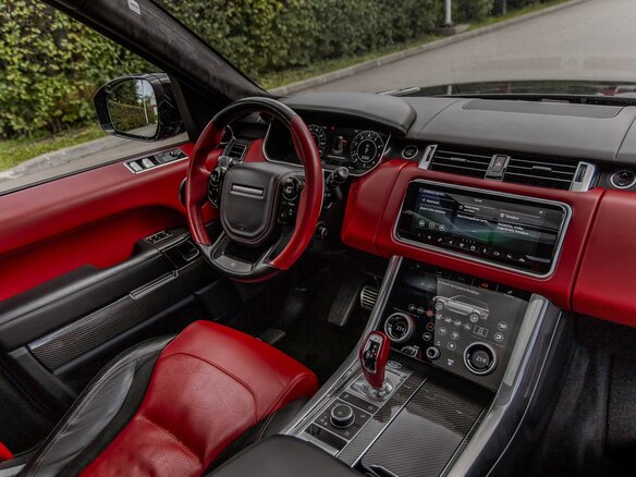 2021 Land Rover Range Rover Sport SVR II Рестайлинг, чёрный, 7350000 рублей - вид 17