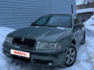 2002 Skoda Octavia I (A4) Рестайлинг, зелёный, 250000 рублей, вид 2