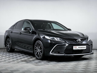 2021 Toyota Camry VIII (XV70) Рестайлинг, чёрный, 2229000 рублей, вид 3