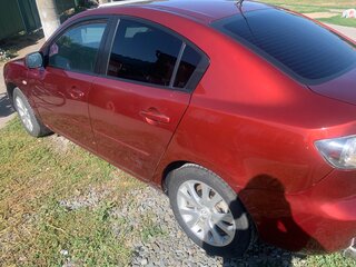 2008 Mazda 3 I (BK) Рестайлинг, красный, 600000 рублей, вид 3