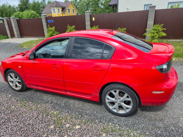2006 Mazda 3 I (BK) Рестайлинг, красный, 340000 рублей - вид 2