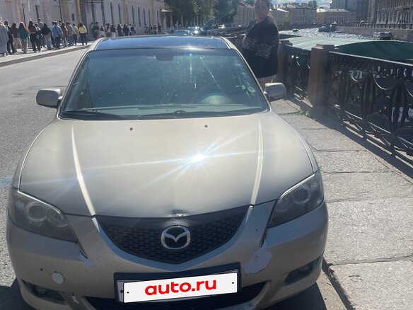 2005 Mazda 3 I (BK), серый, 300000 рублей - вид 1