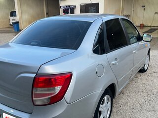 2013 Lada (ВАЗ) Granta I, серебристый, 450000 рублей, вид 2