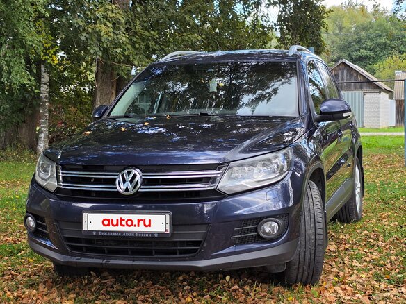 2016 Volkswagen Tiguan Euro 6 I Рестайлинг, синий, 1350000 рублей - вид 2