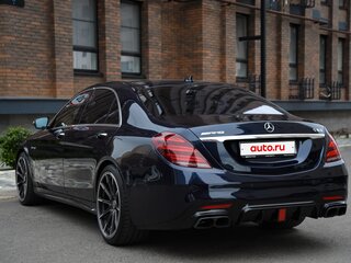 2017 Mercedes-Benz S-Класс AMG 63 AMG Long III (W222, C217) Рестайлинг, синий, 8590000 рублей, вид 2