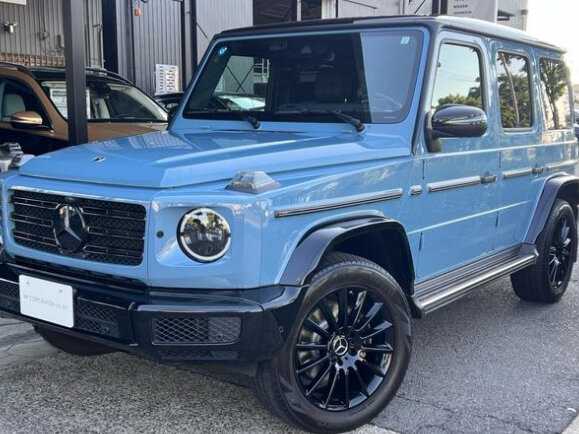 2021 Mercedes-Benz G-Класс 400 d III (W463), голубой, 11700000 рублей