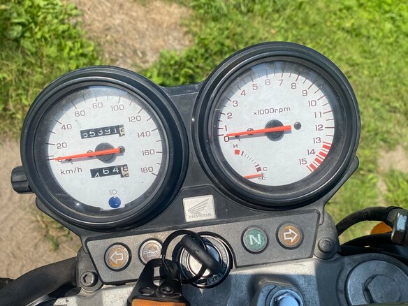 1999 Honda CB 600F Hornet, оранжевый, 370000 рублей - вид 4