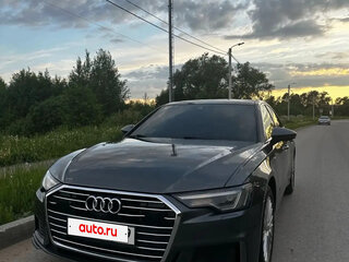 2019 Audi A6 40 TDI V (C8), серый, 3300000 рублей, вид 2