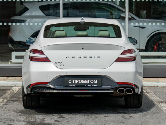 2022 Genesis G70 I Рестайлинг, белый, 4900000 рублей - вид 6