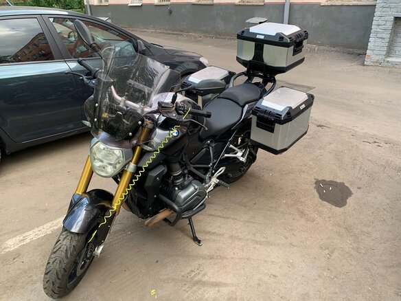 2016 BMW R 1200 R, чёрный, 899000 рублей - вид 3
