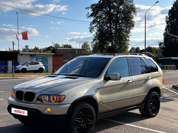 2003 BMW X5 3.0i I (E53), бежевый, 1250000 рублей - вид 2