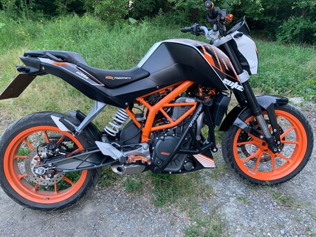 2014 KTM 390 Duke, оранжевый, 345000 рублей, вид 1