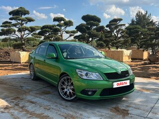 2012 Skoda Octavia RS II Рестайлинг, зелёный, 1250000 рублей, вид 5